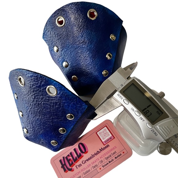 Roller skates toe guards  leather roller skate toe caps - Picture 2 of 9